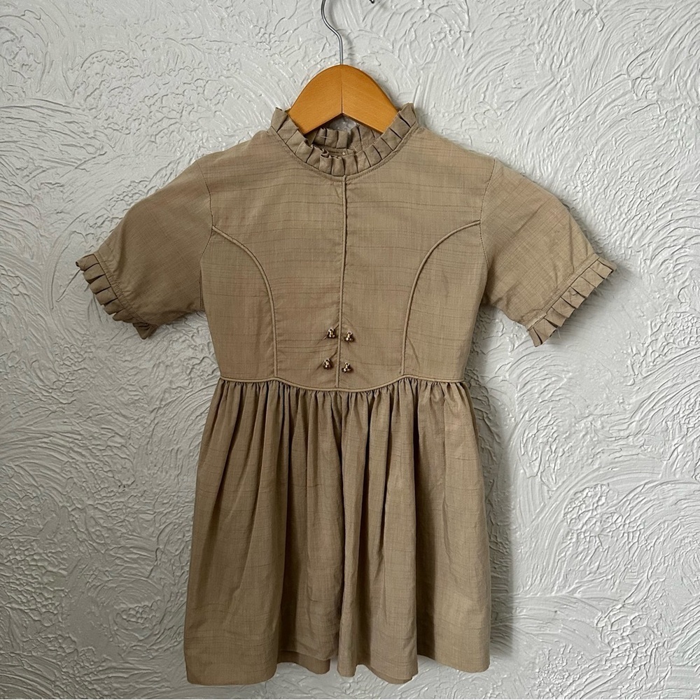 Vintage 60's 70's Union Made Girls Prairie Dress